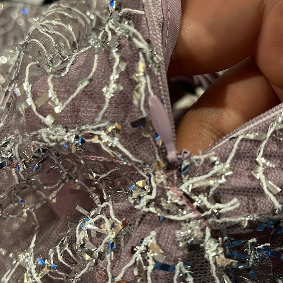 For Love & Lemons Brynne Mini Dress in Purple NWT - Picture 14 of 17